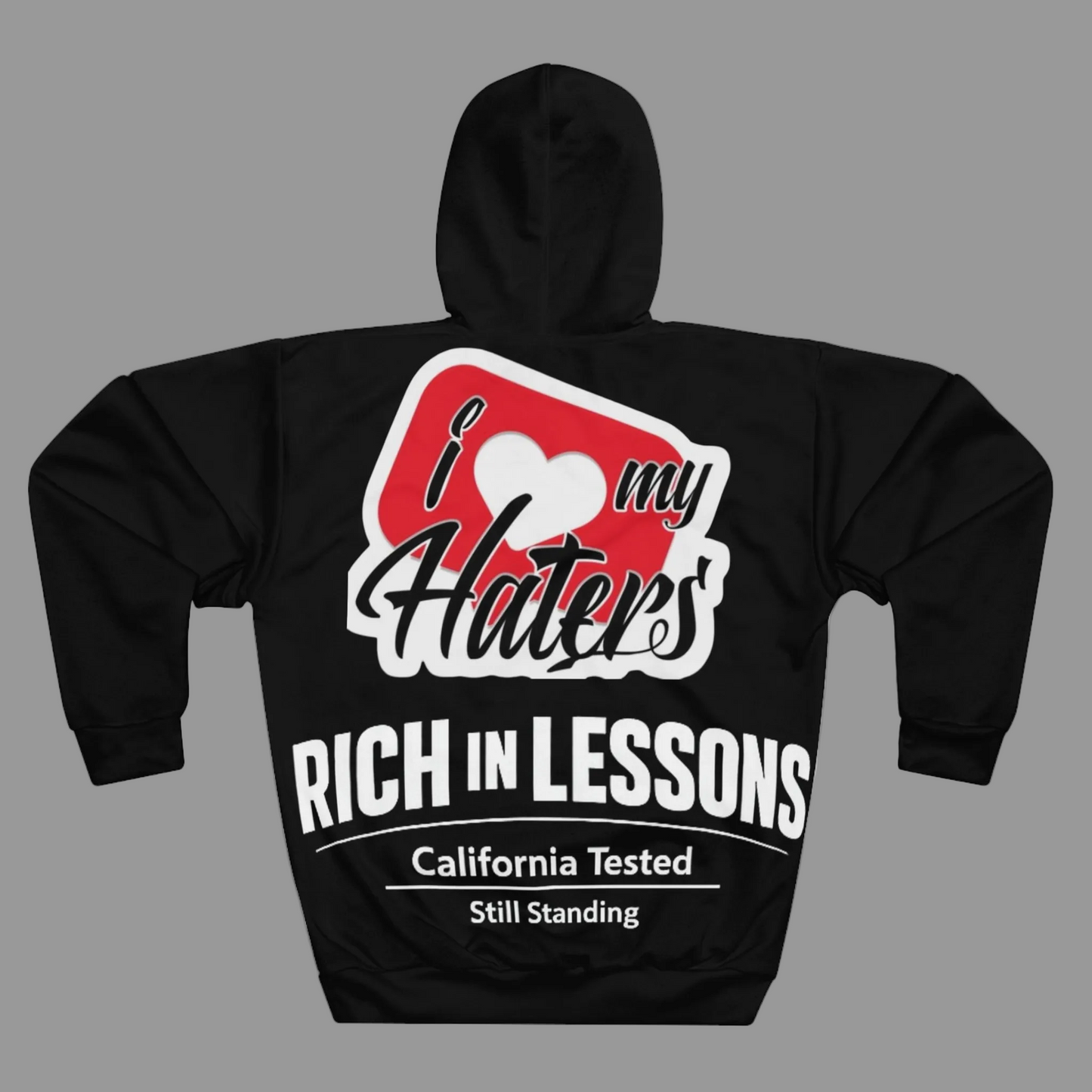 Hoodie — 'Cali Rich / I My Haters' Pullover Hoodie