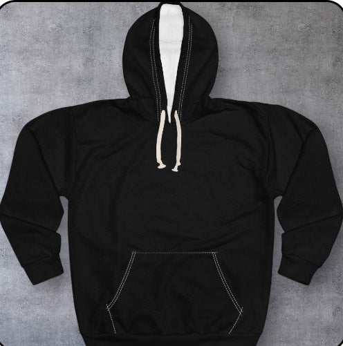 Realest Script Hoodie — Graphic Pullover with Swirl Lettering