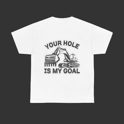 Funny Construction Tee, Heavy Cotton Tee, Gift for Plumber, Humorous Work Shirt, Funny DIY Outfit
