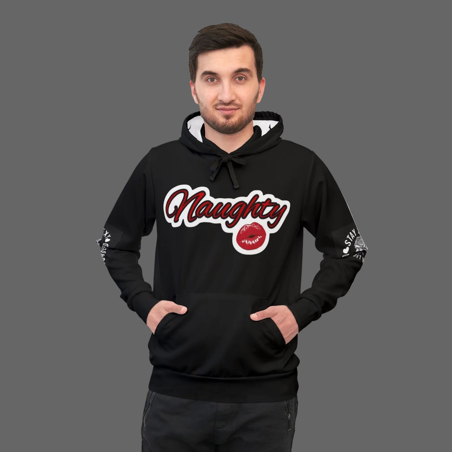Naughty Marilyn Monroe Athletic Hoodie — Retro Pinup Graphic Hoodie