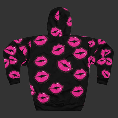 Kiss My Lips Hoodie — Graphic Pullover Hoodie
