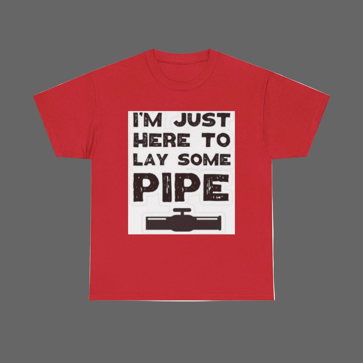 Funny Construction Tee, Heavy Cotton Tee, Gift for Plumber, Humorous Work Shirt, Funny DIY Outfit