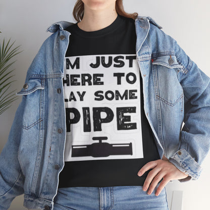 Funny Construction Tee, Heavy Cotton Tee, Gift for Plumber, Humorous Work Shirt, Funny DIY Outfit
