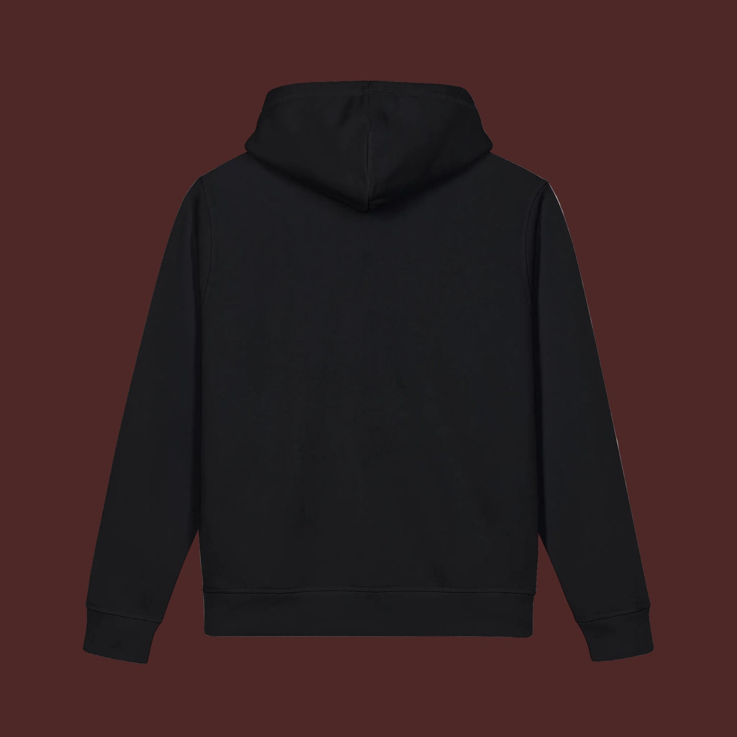 Fueled By Haters Hoodie — Minimal Square Graphic Organic Pullover