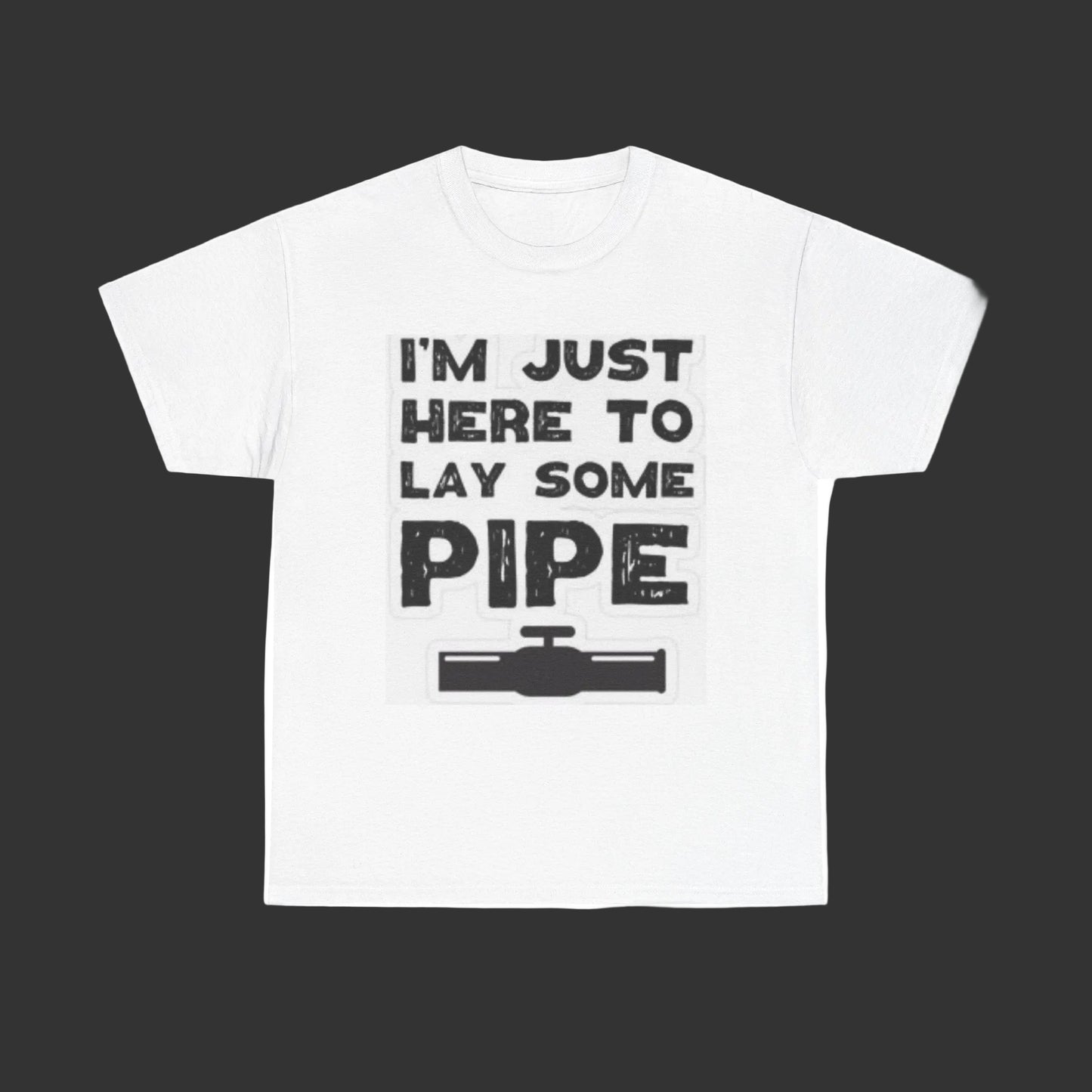 Funny Construction Tee, Heavy Cotton Tee, Gift for Plumber, Humorous Work Shirt, Funny DIY Outfit