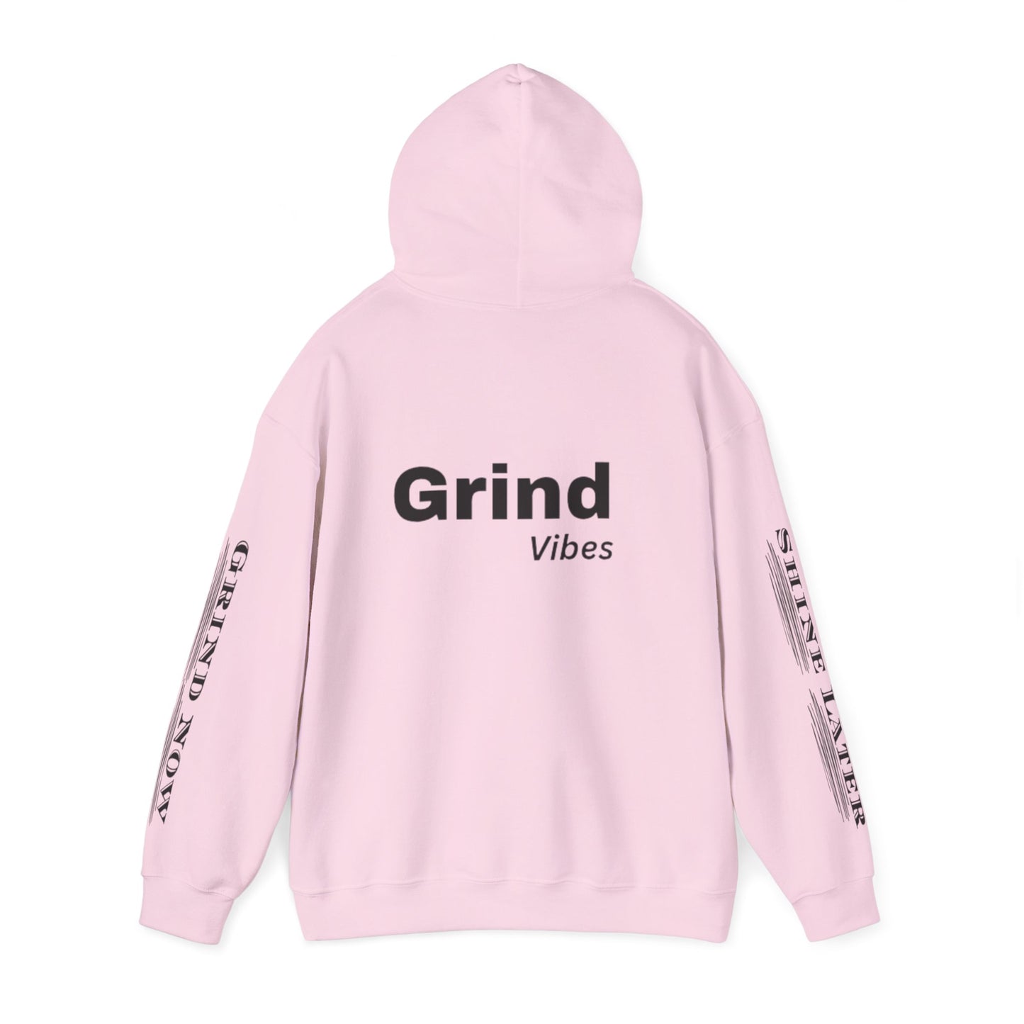 Cali Rich graphic "Grind Now Shine Later" Pullover Hoodie Unisex Heavy Hooded Sweatshirt Cali Rich Clothing