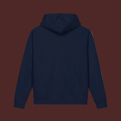 Fueled By Haters Hoodie — Minimal Square Graphic Organic Pullover