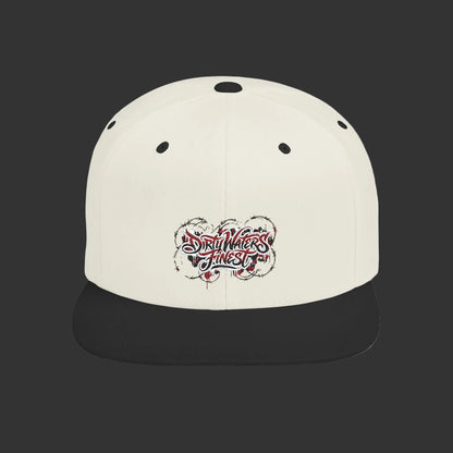 Flat Bill Snapback Hat —  Dirty waters Finest' Embroidered Streetwear Cap