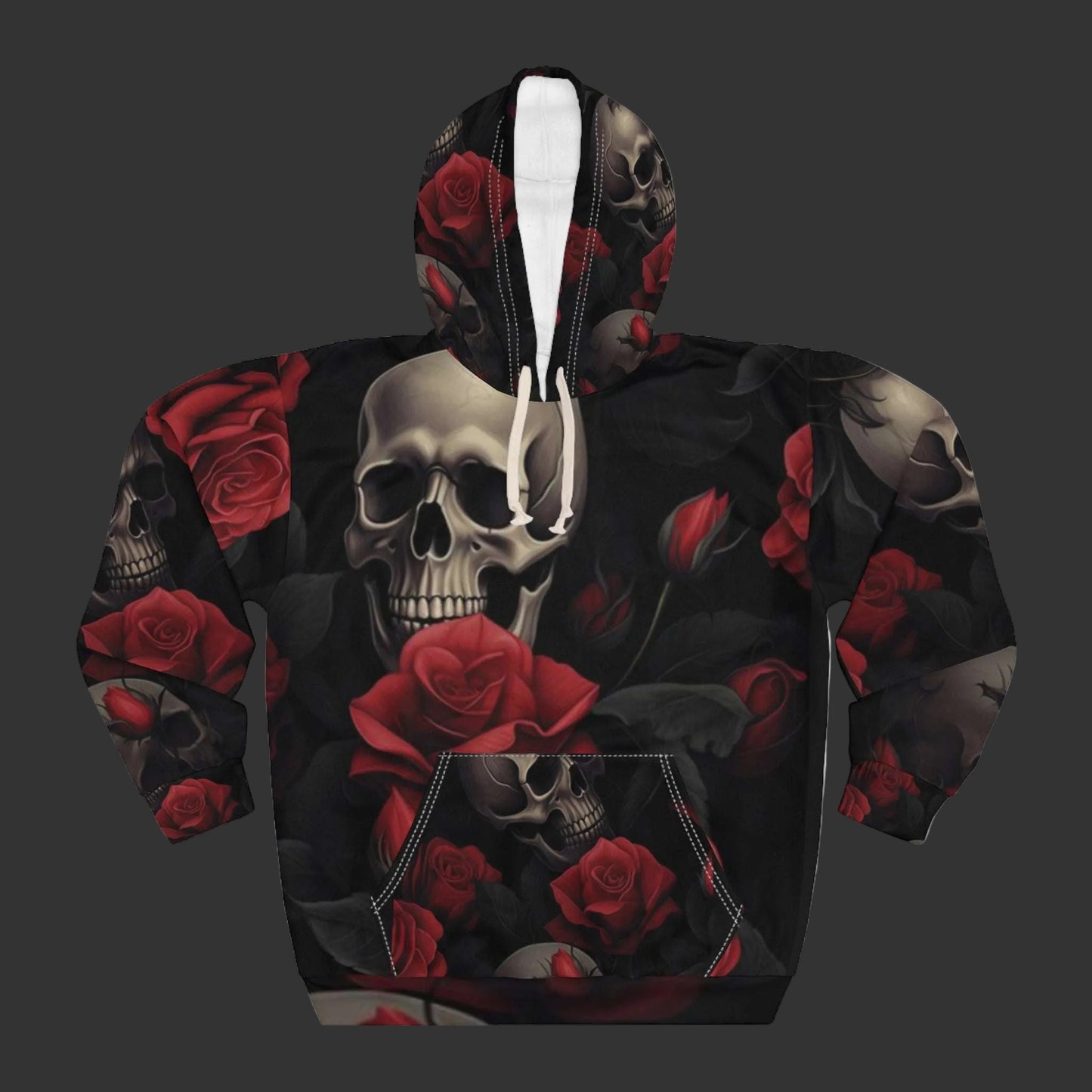 Skull and Roses Hoodie