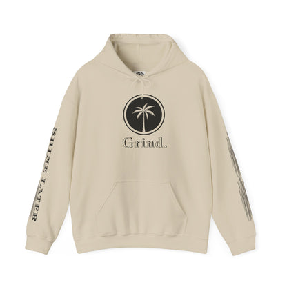 Cali Rich graphic "Grind Now Shine Later" Pullover Hoodie Unisex Heavy Hooded Sweatshirt Cali Rich Clothing