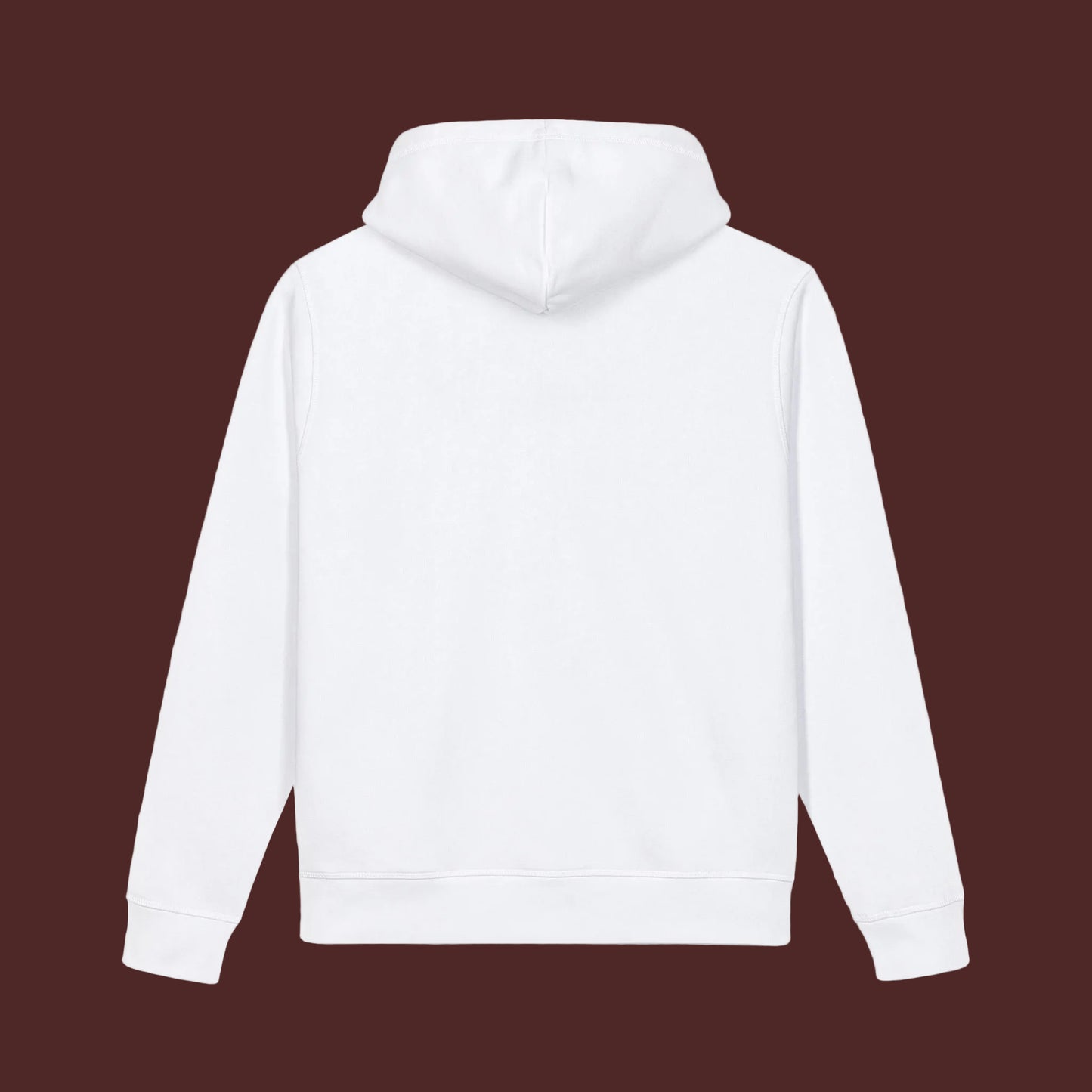 Fueled By Haters Hoodie — Minimal Square Graphic Organic Pullover