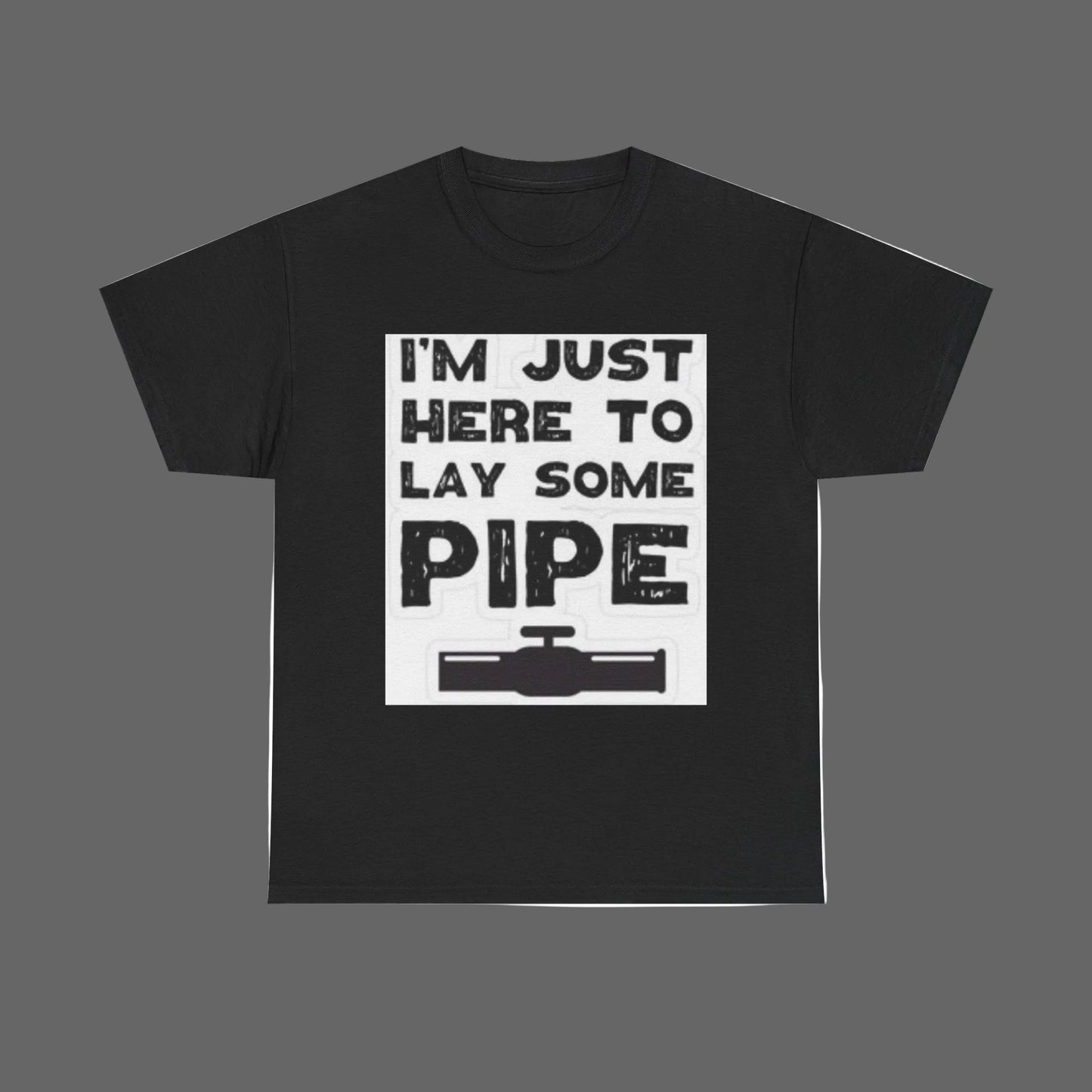 Funny Construction Tee, Heavy Cotton Tee, Gift for Plumber, Humorous Work Shirt, Funny DIY Outfit