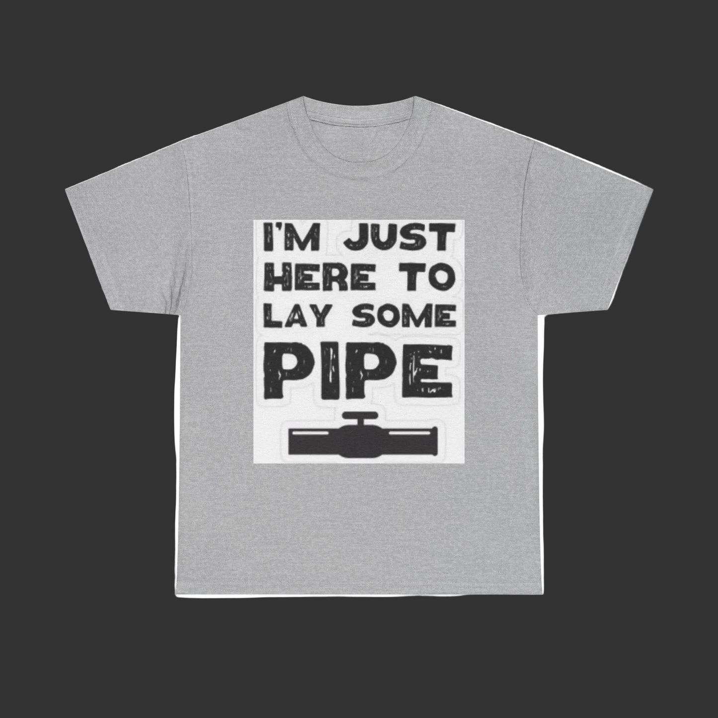 Funny Construction Tee, Heavy Cotton Tee, Gift for Plumber, Humorous Work Shirt, Funny DIY Outfit