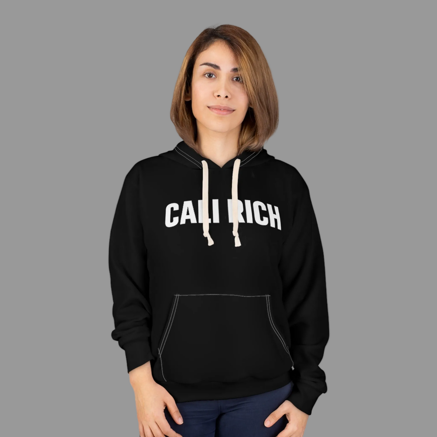 Hoodie — 'Cali Rich / I  My Haters' Pullover Hoodie