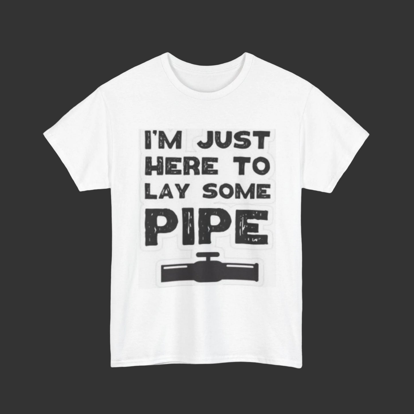 Funny Construction Tee, Heavy Cotton Tee, Gift for Plumber, Humorous Work Shirt, Funny DIY Outfit
