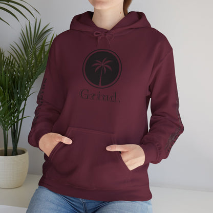 Cali Rich graphic "Grind Now Shine Later" Pullover Hoodie Unisex Heavy Hooded Sweatshirt Cali Rich Clothing